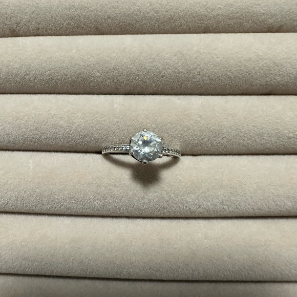 Pandora Clear Sparkling Crown Solitaire Ring - Picture 2 of 2